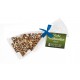 Schoko Christmas Tree | 30 g | Blaue Schleife | Vollmilchschokolade (Topping Knusperkugeln) | 4c Eur
